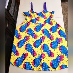 Pineapple Vacation Dress 3X